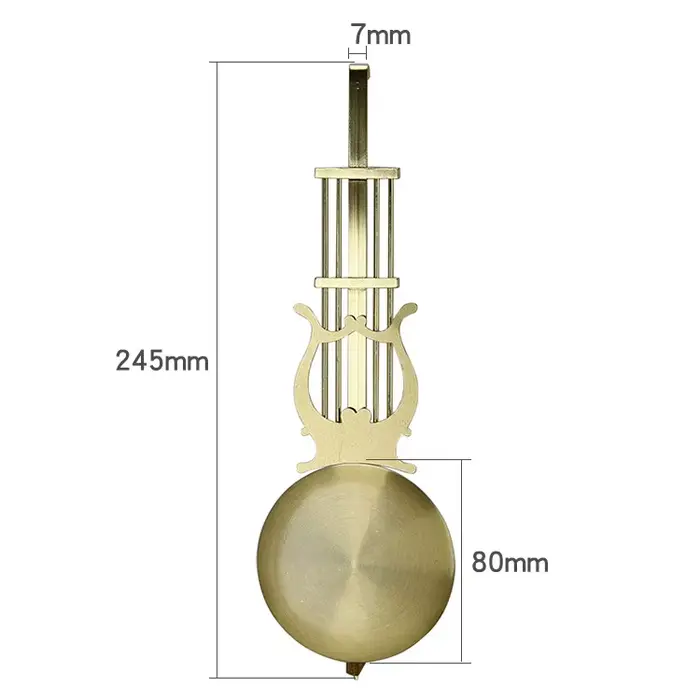 Pendule en métal de Style européen, 41g, 245mm de longueur, pièces d'horloge à monter soi-même, acce