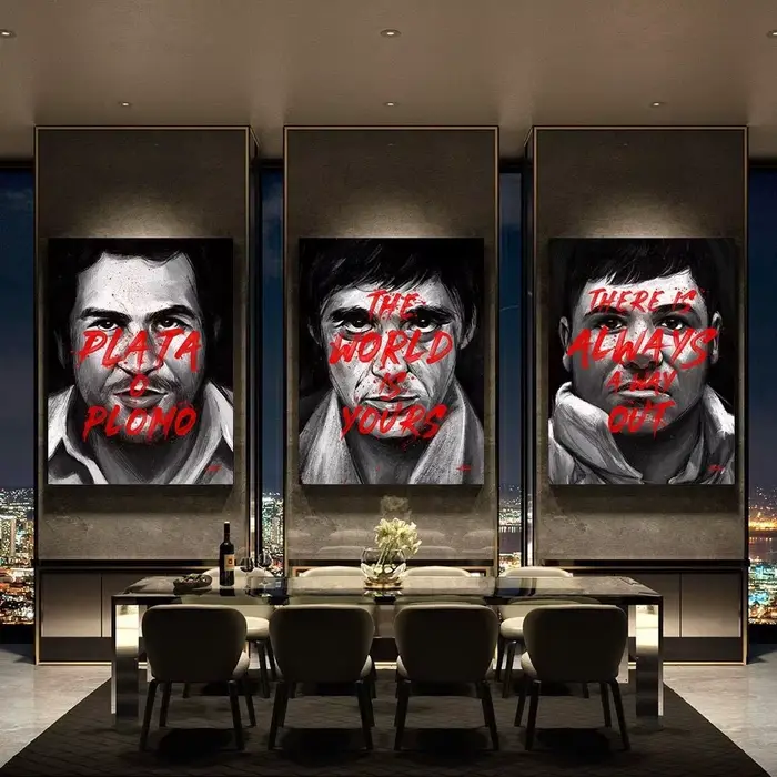 Peinture sur toile El Chapo