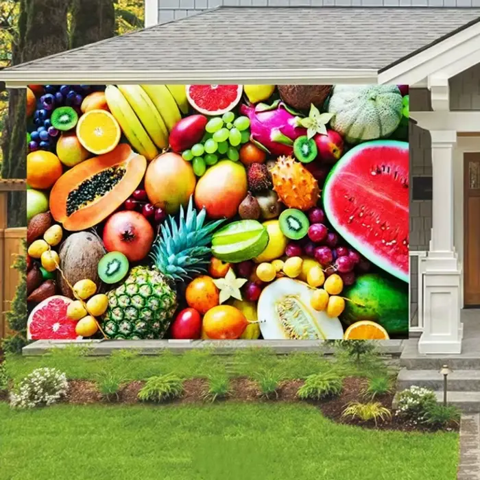 Fond de photographie sur le thème des fruits et légumes