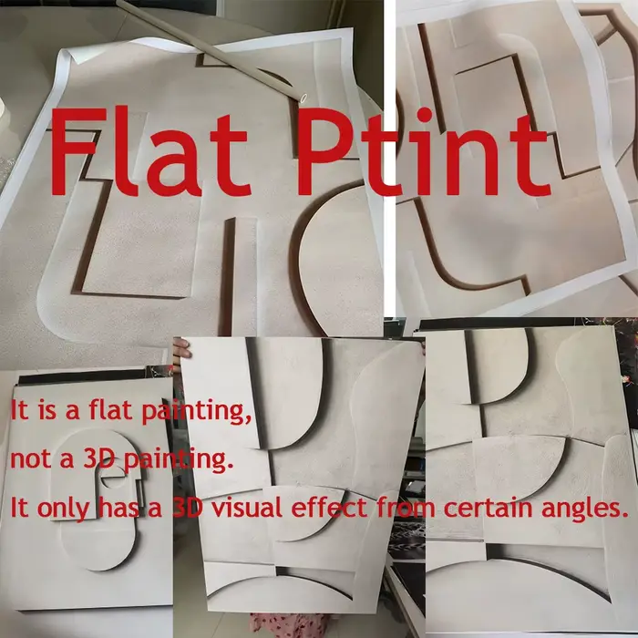 Toile de peinture texturée abstraite 3D