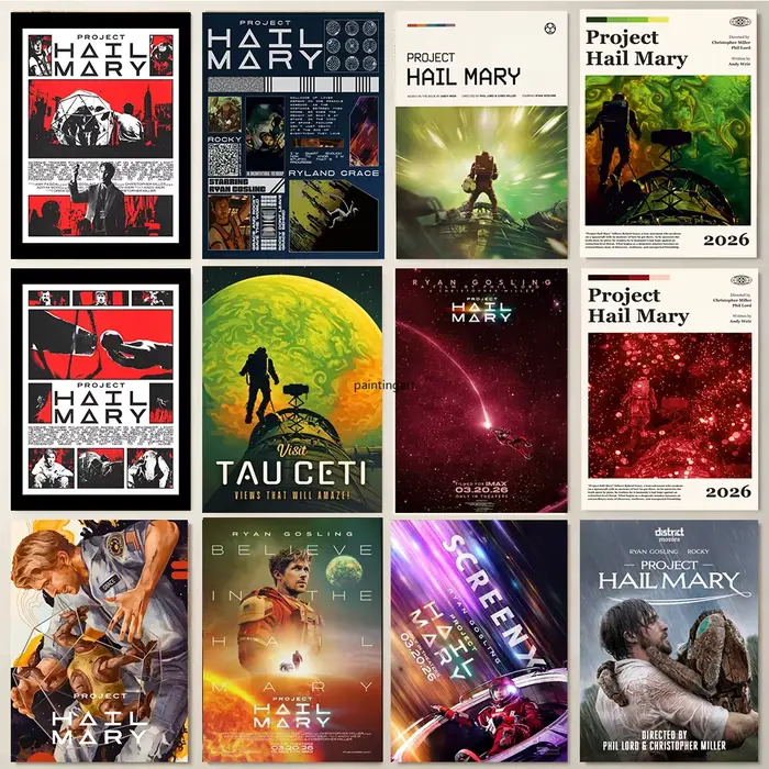 Affiche de film Project Hail Mary 2026 NOUVEAU