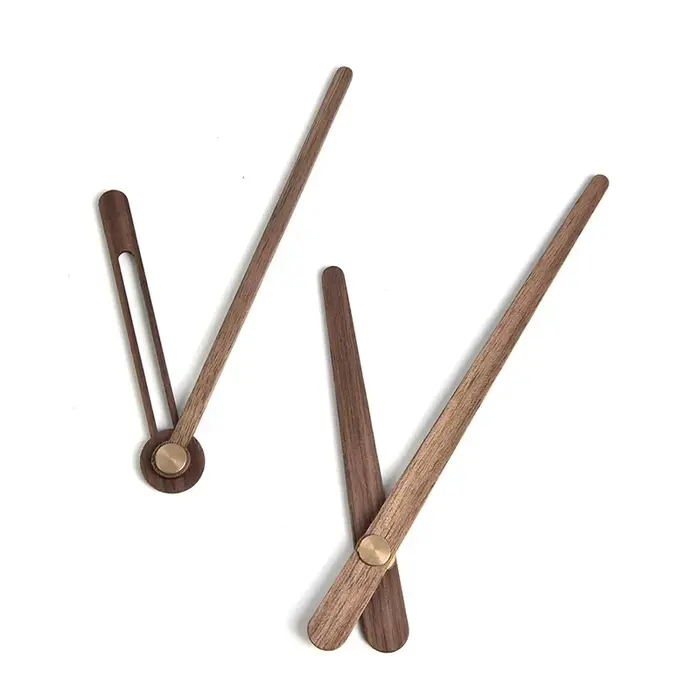 Pointeurs en bois bricolage horloge murale aiguilles 12 pouces