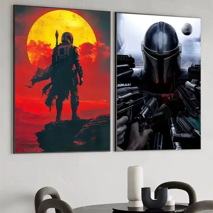 Affiche de film TV classique Anime The-M-Mandalorian