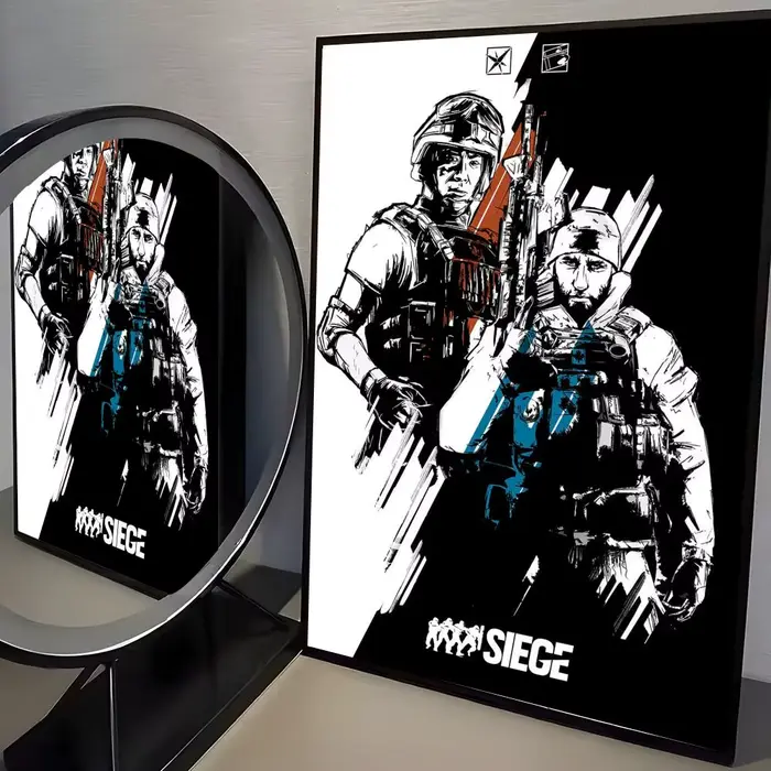 Poster de jeu R-Rainbow Six Siege, affiche murale sur toile esthétique moderne, décoration de chambr