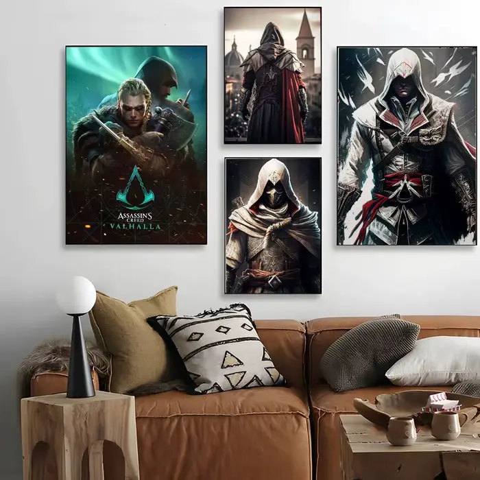 Affiche de film classique de jeu A-Assassin S C-Creed