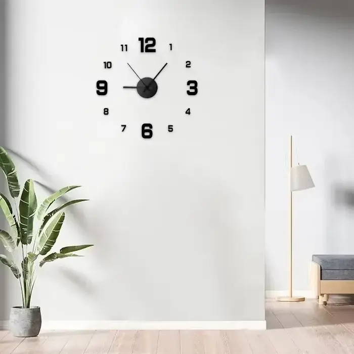 Horloges murales sans cadre pour chambre à coucher