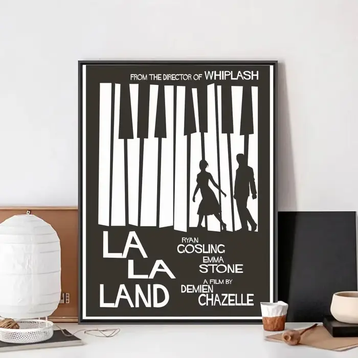 Affiche vintage de La La Land pour chambre à coucher