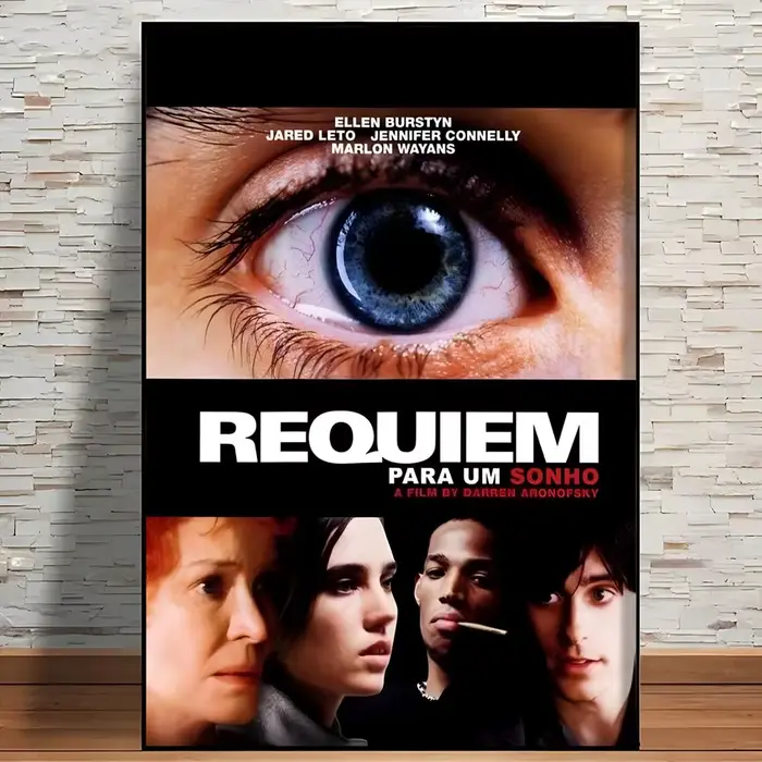 Affiche de film classique R-Requiem For A Dream, impression artistique murale esthétique moderne, ar