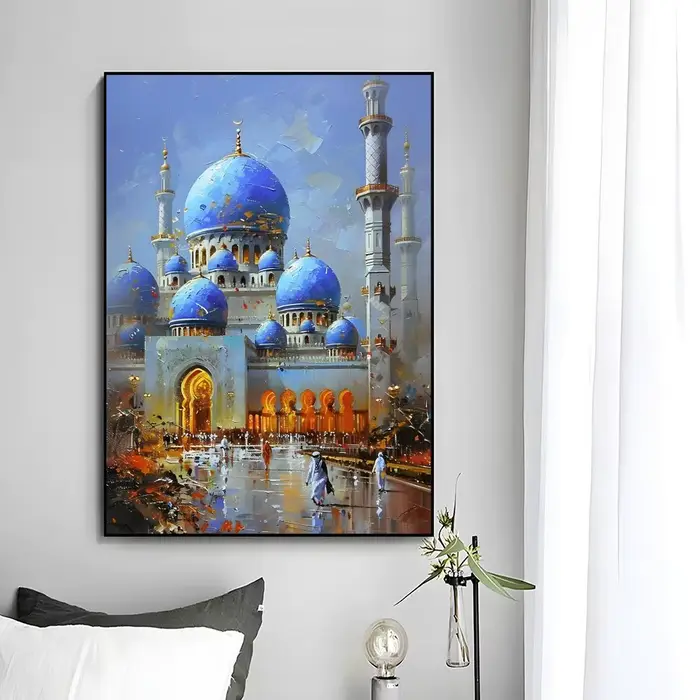 Affiche murale de la mosquée Nabawi