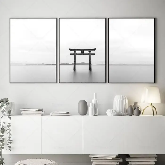 Torii Gate Toile Peinture Abstraite