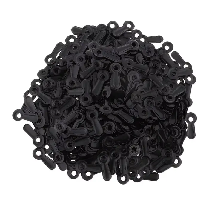 500 boutons tournants pour photos crédées pour accrocher des images, noir