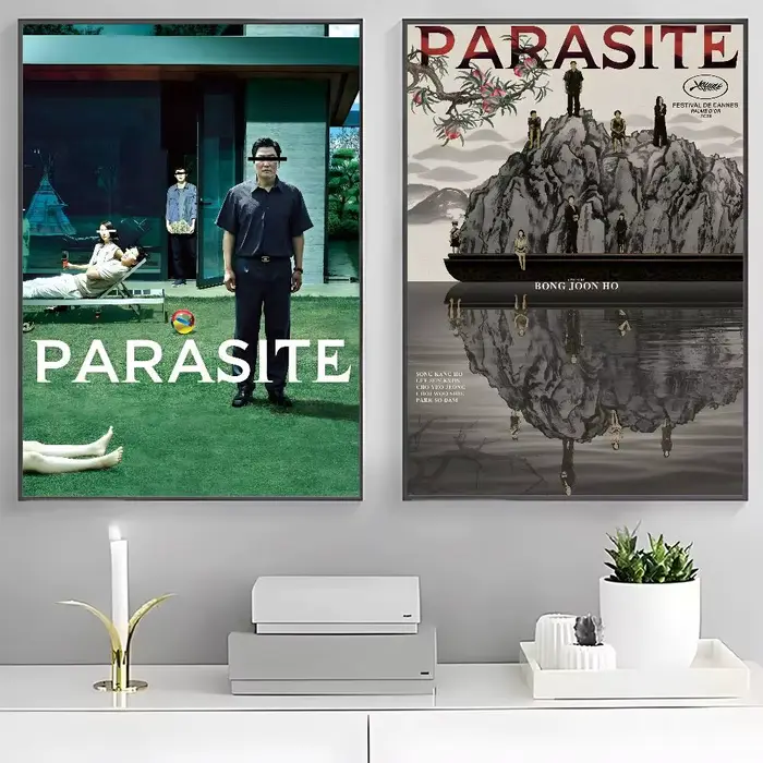 Affiche de films coréens p-parasite HD