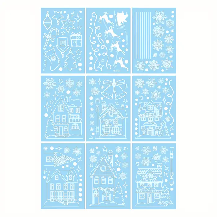 Autocollants de Noël pour fenêtres