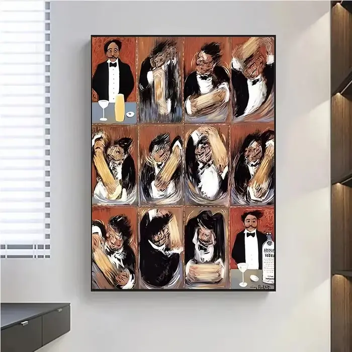 Affiche murale imprimée The Making of The Perfect Martini Guy Buffet