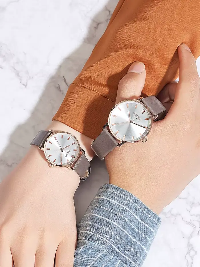 Horloge à Quartz japonaise en cuir véritable, rétro, classique, montre pour hommes, montre pour femme, montre pour hommes, pour Couple, Business, boîte Julius, cadeau pour amoureux