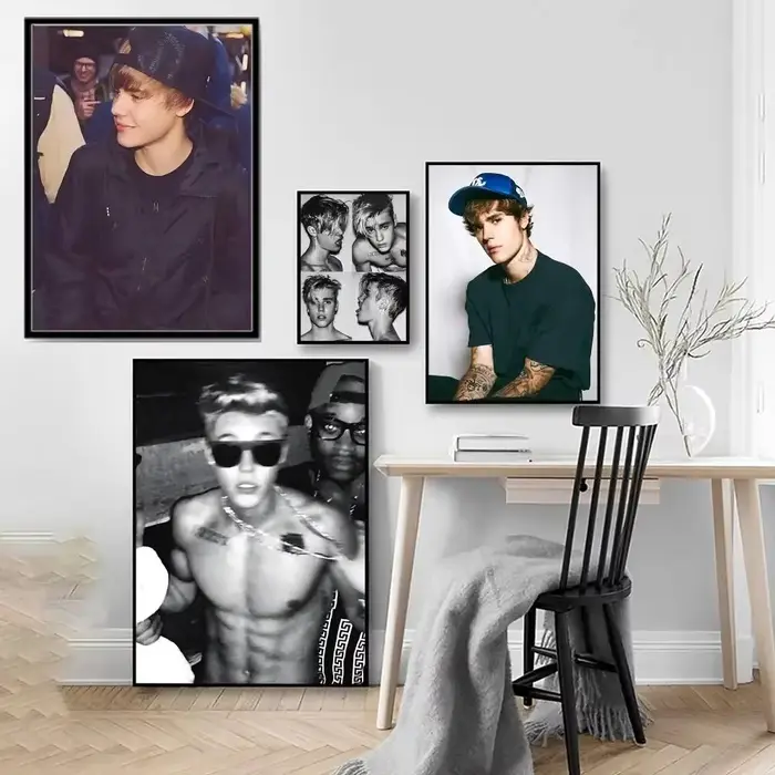 Affiche de chanteur J-Justin Biebers