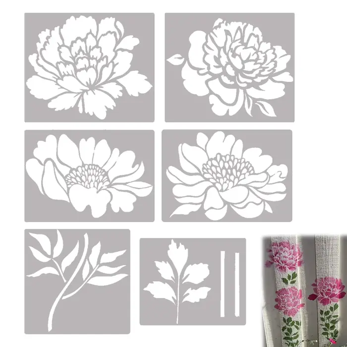 Grand modèle de fleur de clôture de jardin