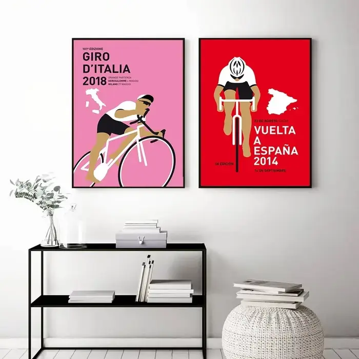Affiche de tournée de cyclisme universelle de sport de France