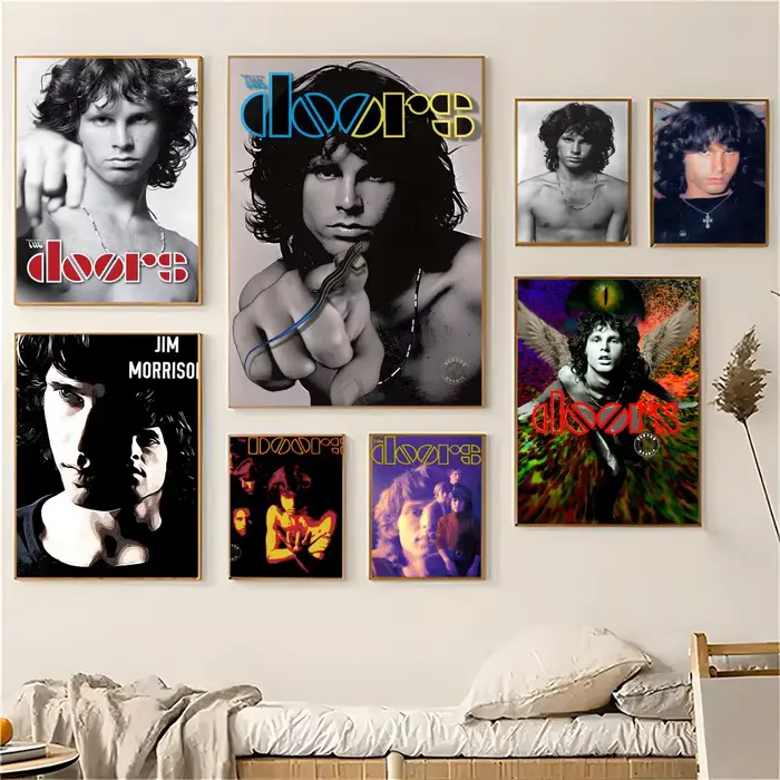 Affiche de groupe de Rock D-Doors Jim Morrison