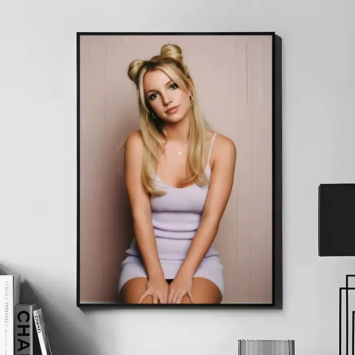 Affiches autocollantes Singer B-Britney S-Spears, impression sur papier, pour la maison, le salon, l