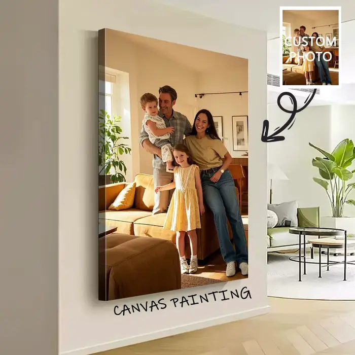 Affiche Photo personnalisée avec cadre en bois DlY