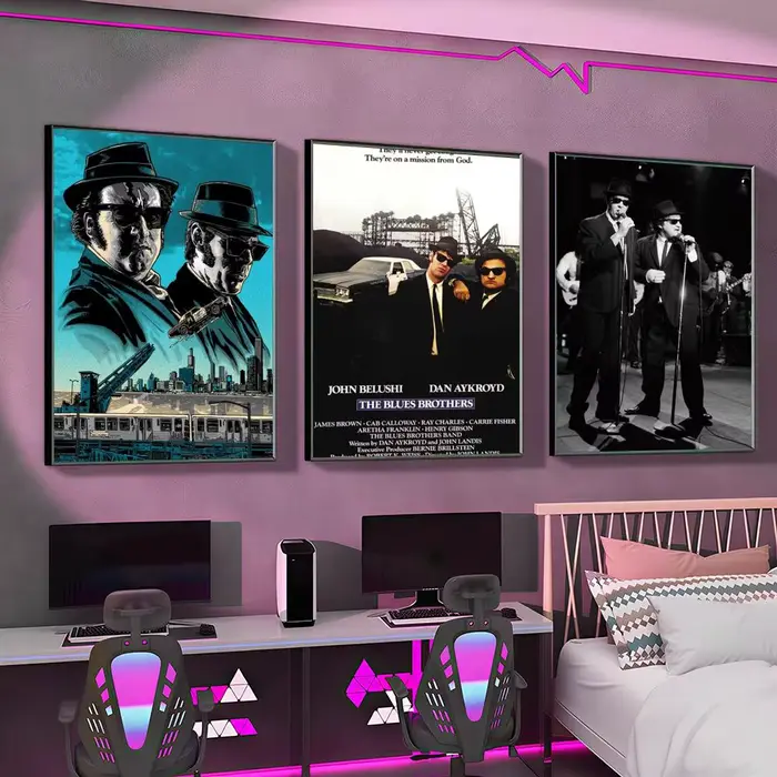 Affiche de film vintage Blues Brothers