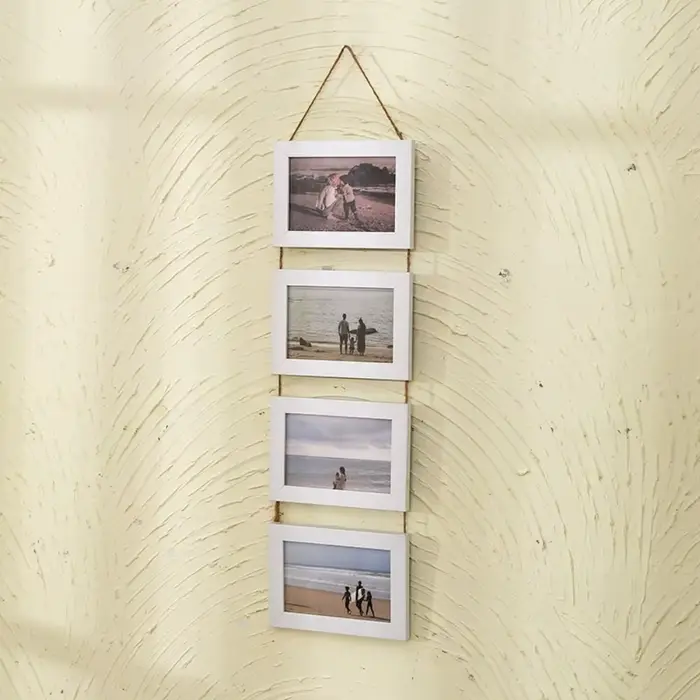 Cadres photo muraux en bois décoratifs