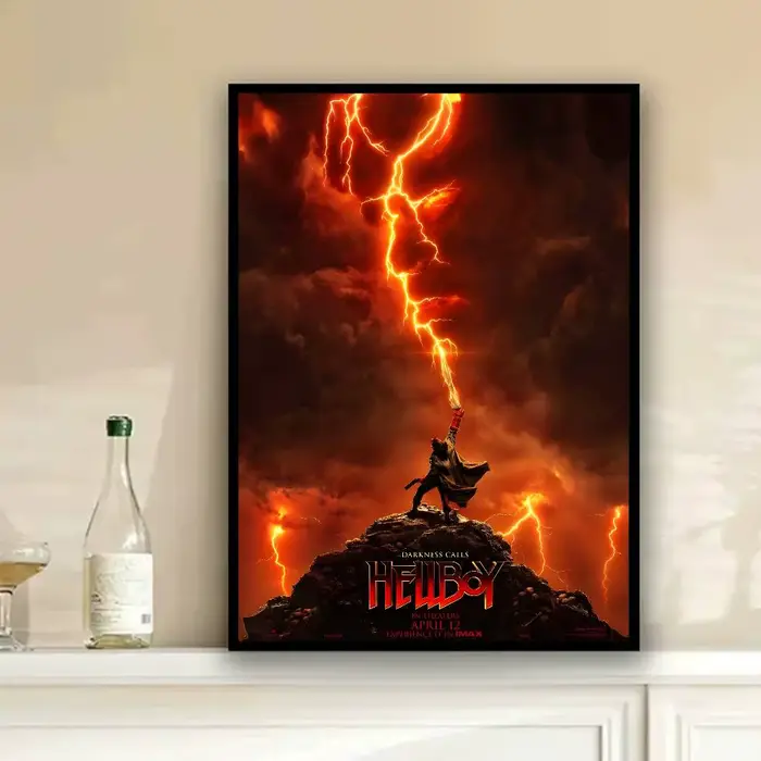 Affiche de film d'horreur classique Hellboy