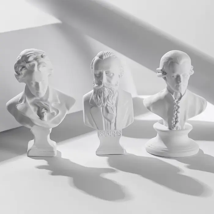 Mini figurine en plâtre pour la décoration intérieure, statue grecque Myenson, sculpture célèbre des