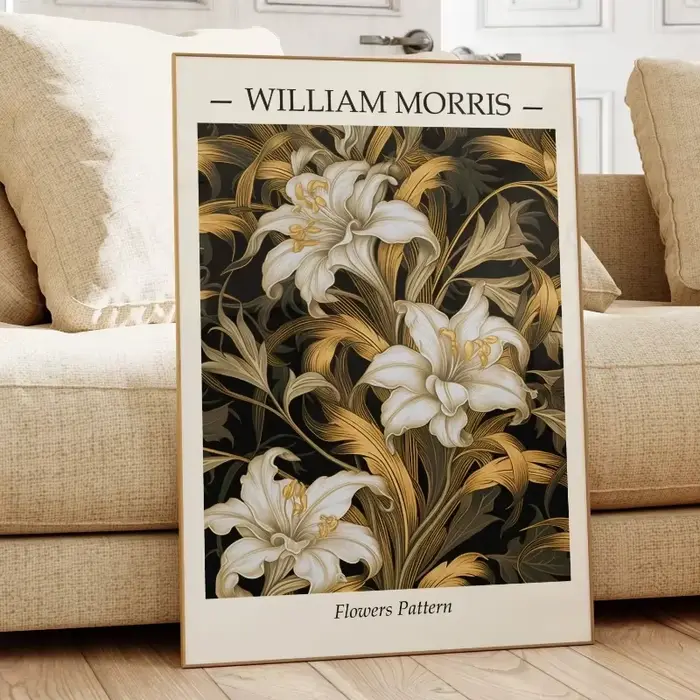 Affiches de film classique botanique du musée d'exposition de William Morris