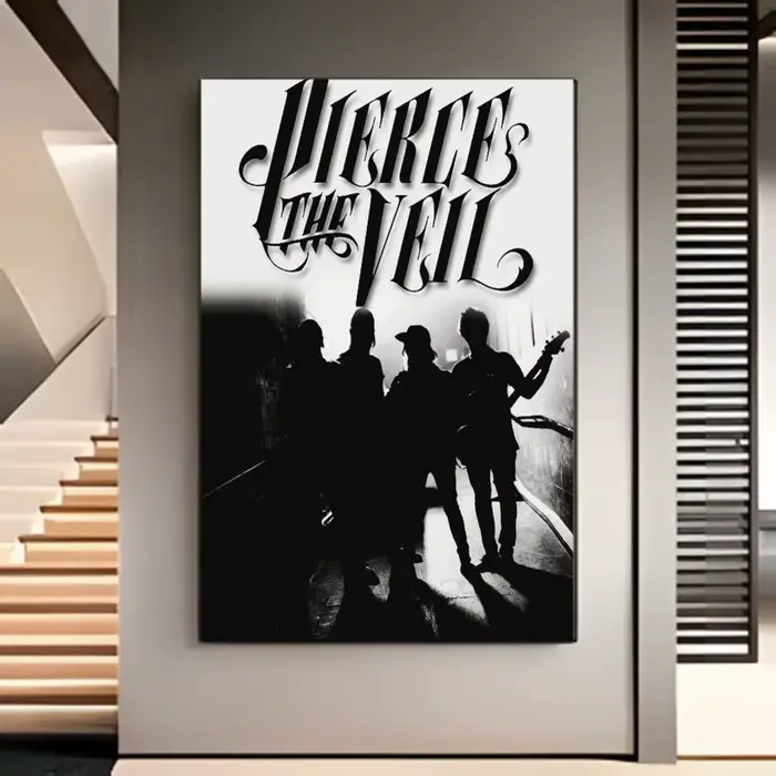 Affiche de groupe de rock P-Pierce The Veil