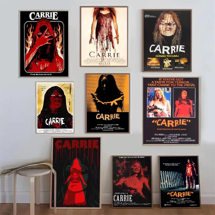 Affiches de film d'horreur rétro classique des années 70