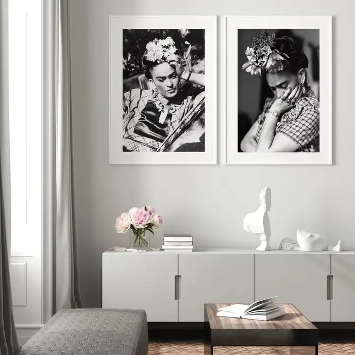 Toile de Portrait de femme mexicaine Frida Carlo