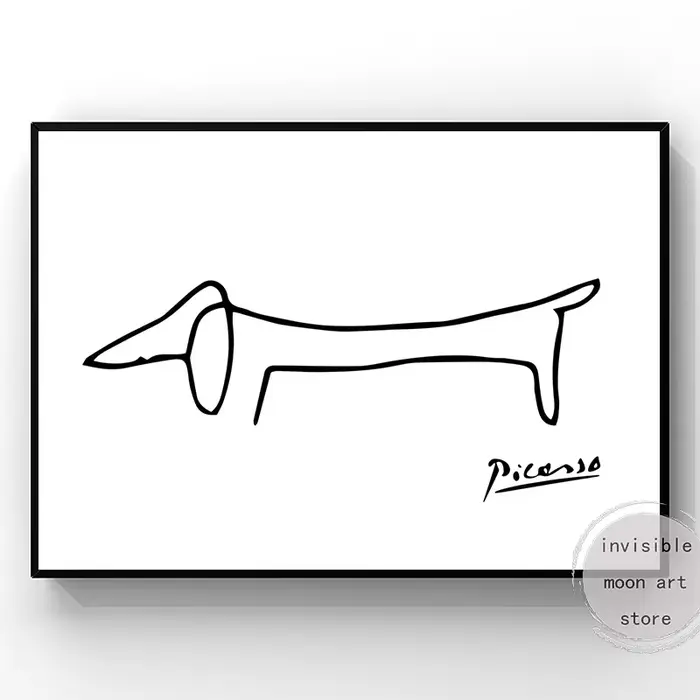 Affiches d'art abstraites de la série Picasso pour la décoration intérieure