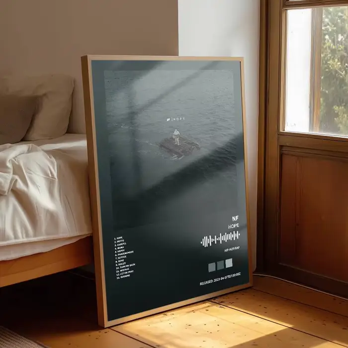 NF affiche Album Art couverture chansons musique Rap mur papier étanche autocollant pour salon décor à la maison