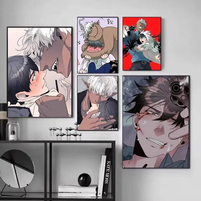 Affiches BL Manga Anime D-Dear Door