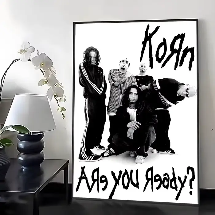 Affiche murale Merch Band K-Korn S, impression artistique adaptée au salon, chambre à coucher, bar,
