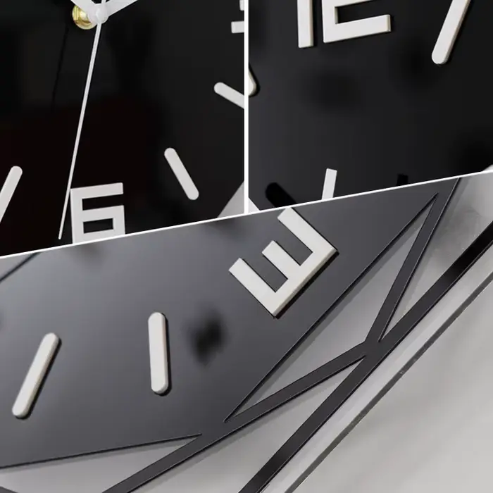 Horloge murale décorative minimaliste moderne