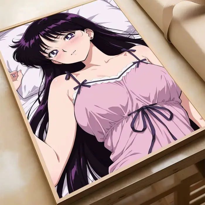 Affiche murale de dessin animé JP S-Sailor Mars, décoration artistique pour le bureau, le salon, déc