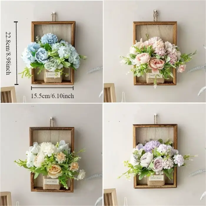 Cadre photo 3D en bois fait main