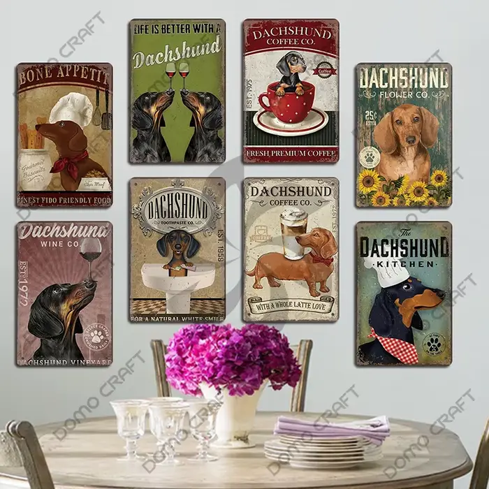 Affiche de chiens de compagnie mignons