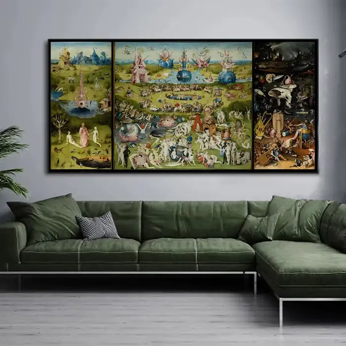 Hieronymus Bosch-Affiche de Peinture sur Toile