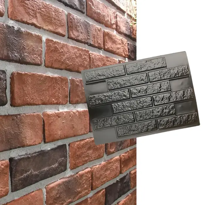 Forme en plastique pour plâtre mural en béton, panneaux muraux, carreaux, briques