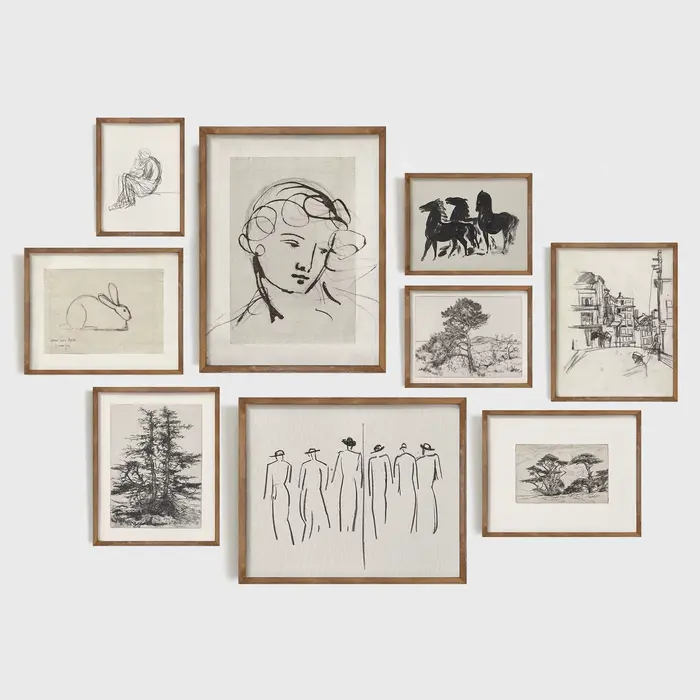 Tableau sur toile imprimé style vintage