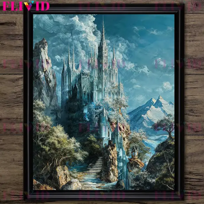 Peinture sur toile d'art mural vintage