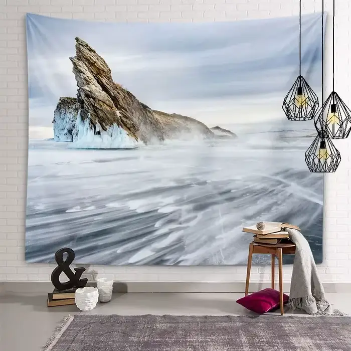 Tapisserie décorative esthétique de paysage naturel