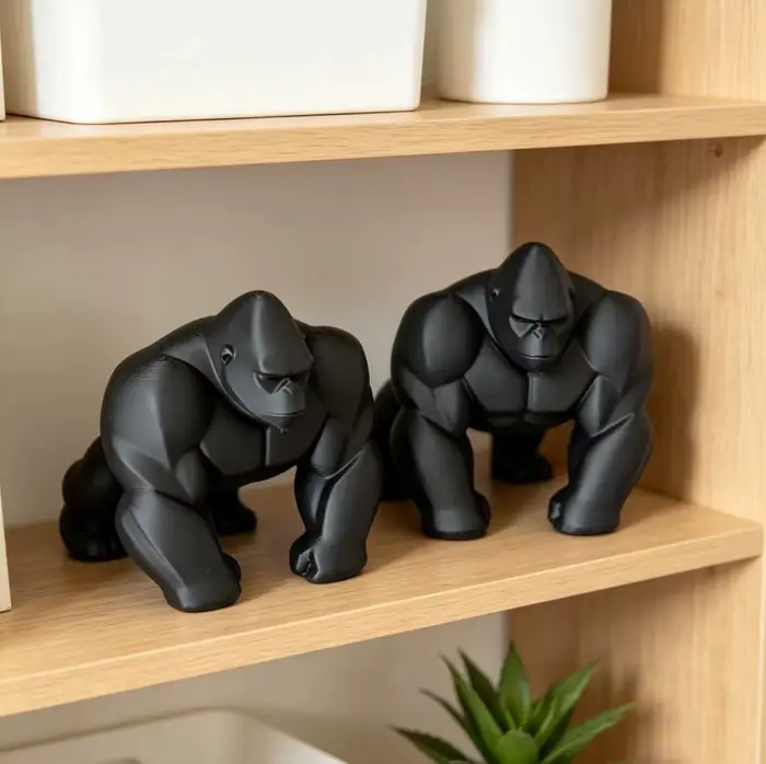 Sculpture de gorille, décoration de bureau à domicile