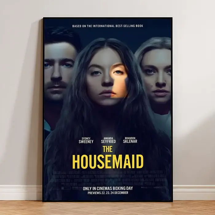 Affiche murale autocollante HD du film The H-Housemaid, imperméable, amovible, ne se décolore pas, p