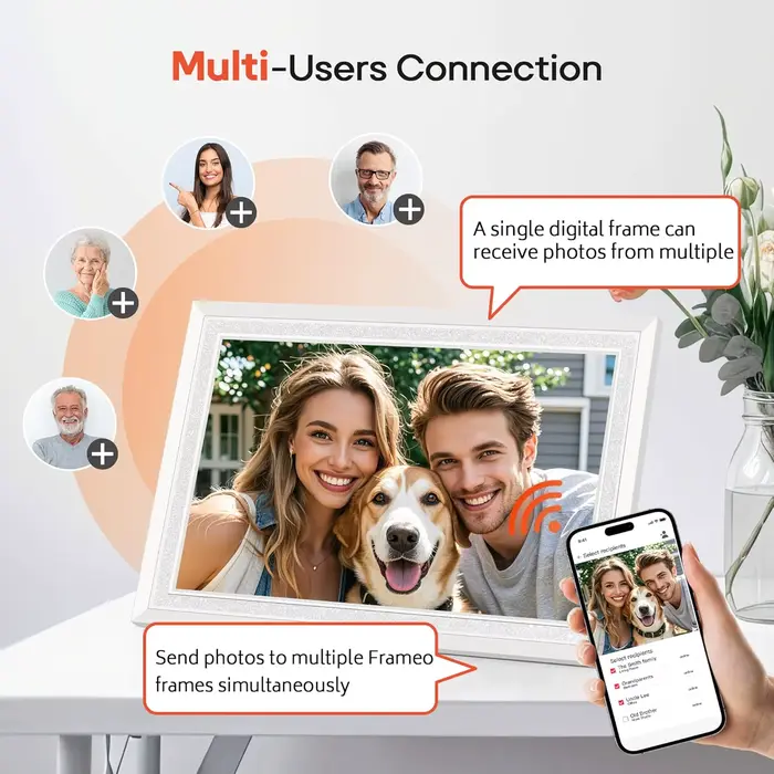 Cadre photo numérique WiFi 10