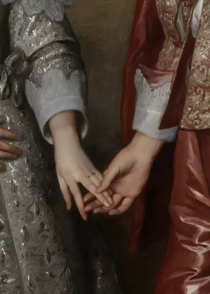 Baroque Antique imprimable romantique médiéval dynasties aristocratiques mur Art Vintage Portrait pe
